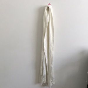 BCBGmaxazaria cashmere cream scarf